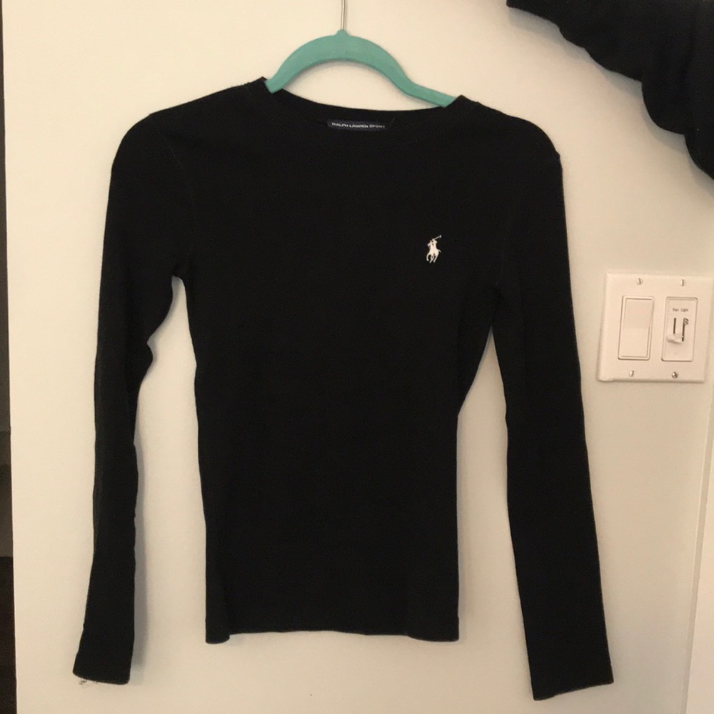 Ralph Lauren black long sleeve shirt